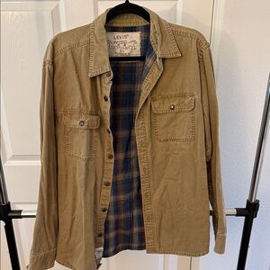 Vintage Levi's Men's Brown Shirt Jacket